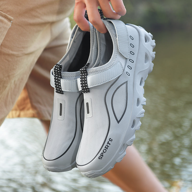 (⏰Clearance Sale - 70% OFF) Mens Non-Slip Quick Drying Beach Water Shoes Waterproof Breathable Water Hiking Shoes for Swimming Fishing