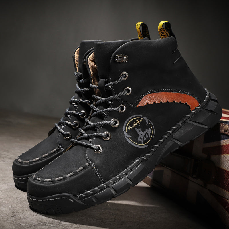 🔥FREE SHIPPING!!!/ Men's Orthopedic Safety Work Shoes - Protective Toe ; Ankle Protection ;  Waterproof ; Lightweight ;Shock Absorption ; Non-Slip ; Durable for 3 years