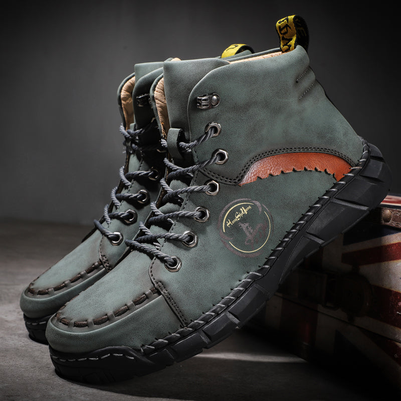 🔥FREE SHIPPING!!!/ Men's Orthopedic Safety Work Shoes - Protective Toe ; Ankle Protection ;  Waterproof ; Lightweight ;Shock Absorption ; Non-Slip ; Durable for 3 years