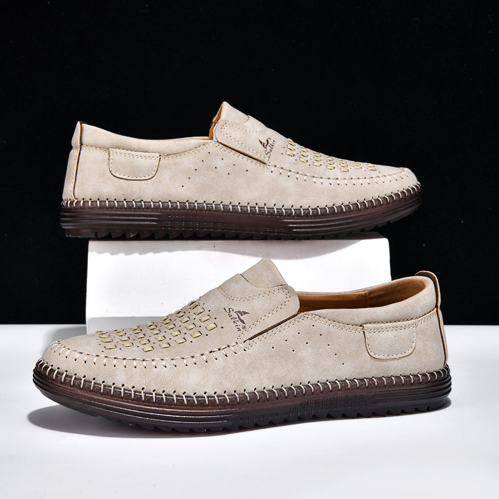 Men's Comfortable Casual Shoes, Built-In Arch Support, Lightweight, Waterproof, Slip Resistant, Breathable Upper, Durable For 5 Years.