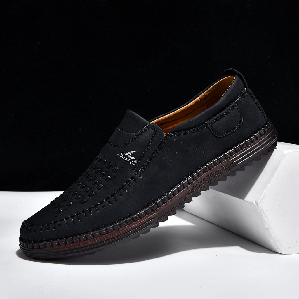 Men's Comfortable Casual Shoes, Built-In Arch Support, Lightweight, Waterproof, Slip Resistant, Breathable Upper, Durable For 5 Years.