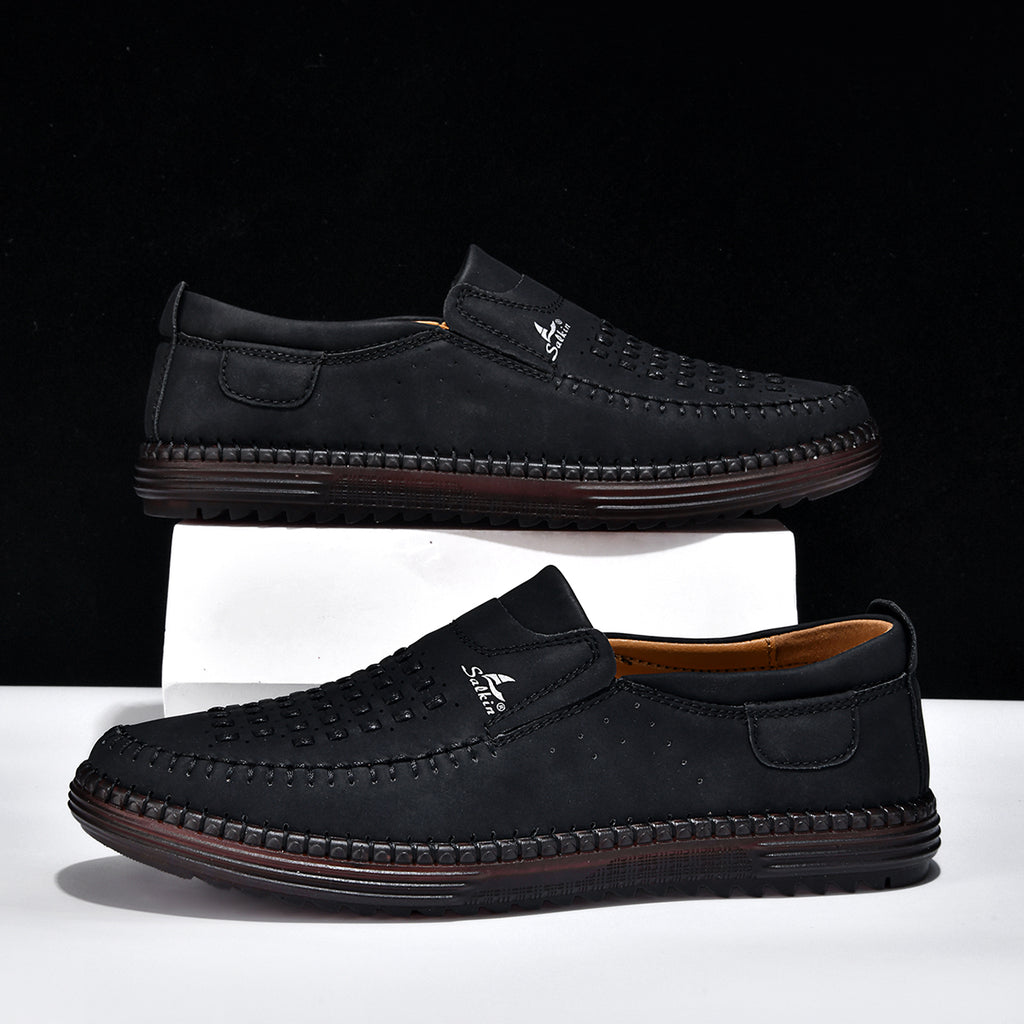 Men's Comfortable Casual Shoes, Built-In Arch Support, Lightweight, Waterproof, Slip Resistant, Breathable Upper, Durable For 5 Years.