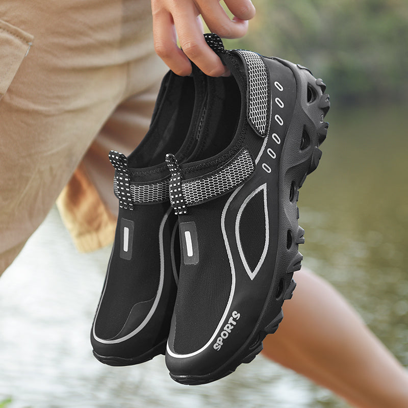 (⏰Clearance Sale - 70% OFF) Mens Non-Slip Quick Drying Beach Water Shoes Waterproof Breathable Water Hiking Shoes for Swimming Fishing