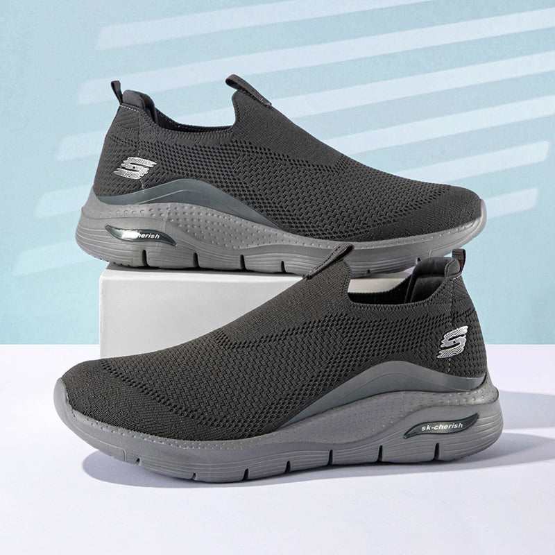 （🔥Big-Brand Comfort – 70% OFF Sale🔥）Men’s Wide Orthopedic Comfort Work Shoes – Lightweight Arch Support for Walking & Casual Wear