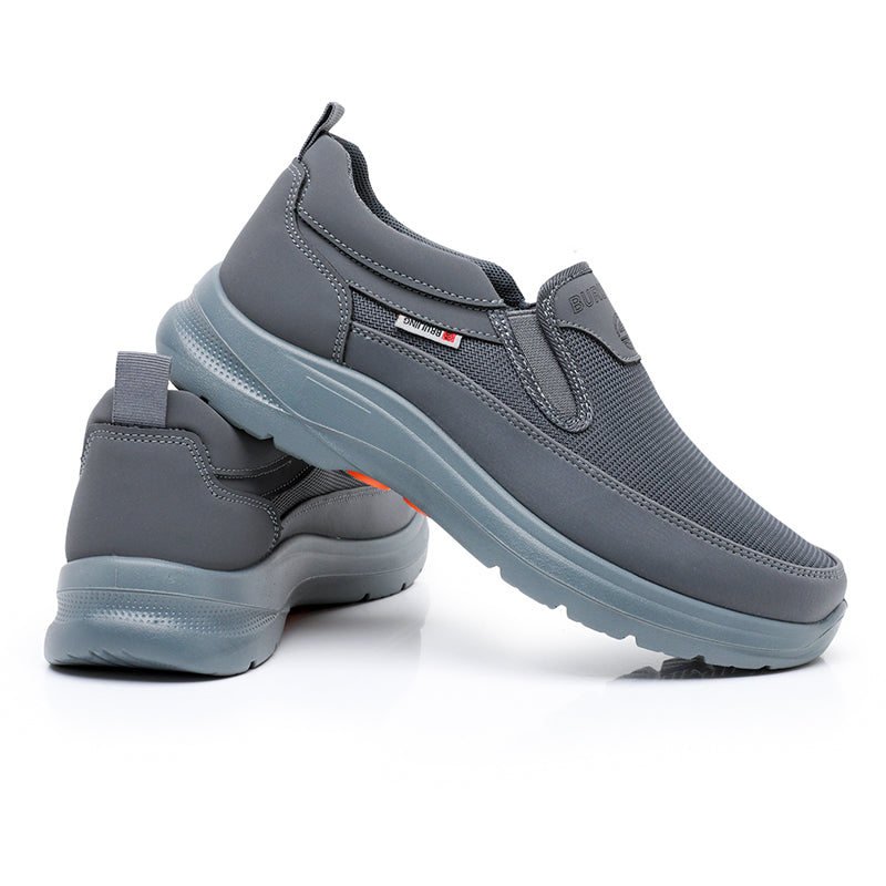 Men's Slip-On Breathable Running Shoes with Arch Support Walking Sneakers