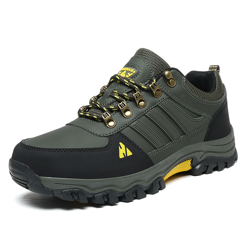 (💥Hot-Selling : 70% OFF Sale!🔥) Men’s Leather Hiking & Outdoor Shoes – Orthopedic Comfort, Non-Slip, Lightweight, Breathable, Durable 3 Years
