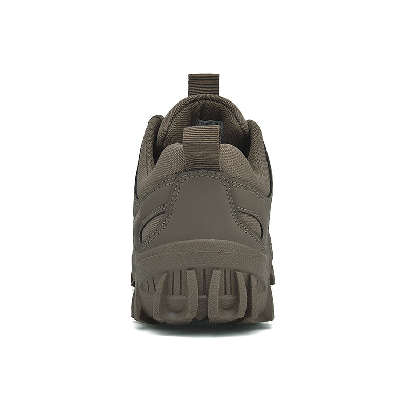 Men’s Lightweight Hiking/Work Shoes — Multi-Terrain Slip-Resistant, Breathable Quick-Dry Mesh, Shock-Absorbing Arch Support, Wide Protective Toe & Ankle Support