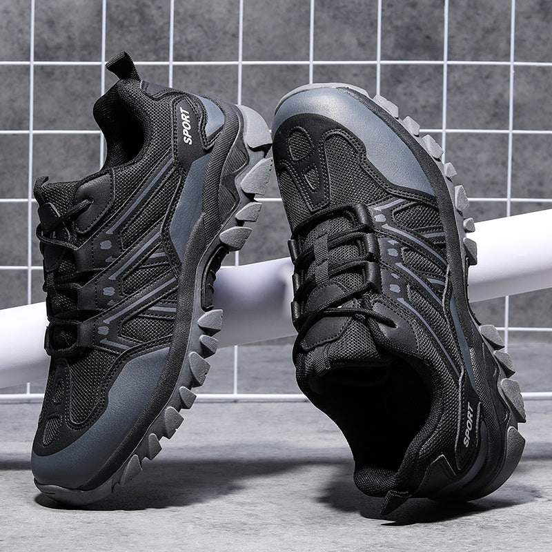 Men’s Trail Hiking Shoes – Lightweight Breathable Quick-Dry, Multi-Terrain Grip, Arch-Support Cushioning, Protective Toe