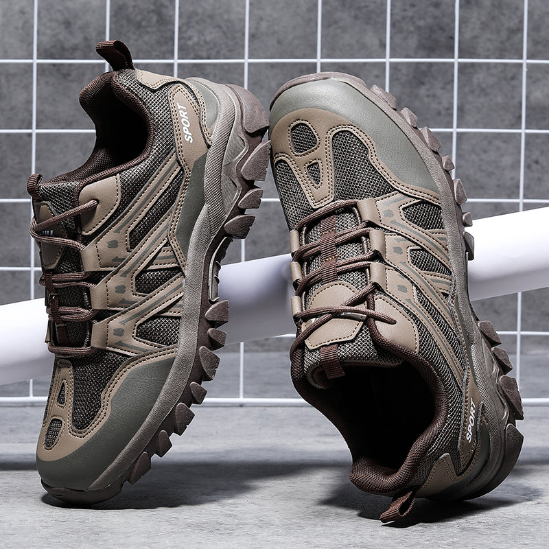 Men’s Trail Hiking Shoes – Lightweight Breathable Quick-Dry, Multi-Terrain Grip, Arch-Support Cushioning, Protective Toe