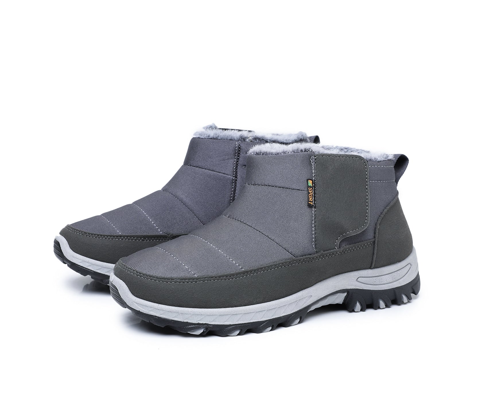 Unisex Fall/Winter Thermal-Lined Snow Boots – Waterproof, Non-Slip All-Terrain Hiking & Casual Shoes with Arch Support