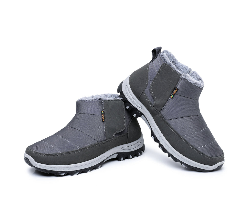 Unisex Fall/Winter Thermal-Lined Snow Boots – Waterproof, Non-Slip All-Terrain Hiking & Casual Shoes with Arch Support