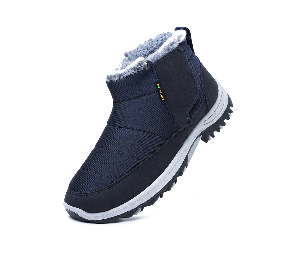 Unisex Fall/Winter Thermal-Lined Snow Boots – Waterproof, Non-Slip All-Terrain Hiking & Casual Shoes with Arch Support