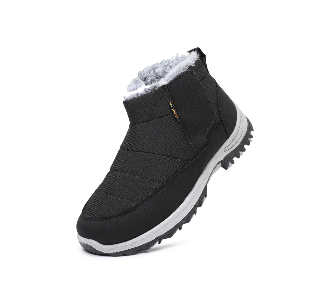 Unisex Fall/Winter Thermal-Lined Snow Boots – Waterproof, Non-Slip All-Terrain Hiking & Casual Shoes with Arch Support