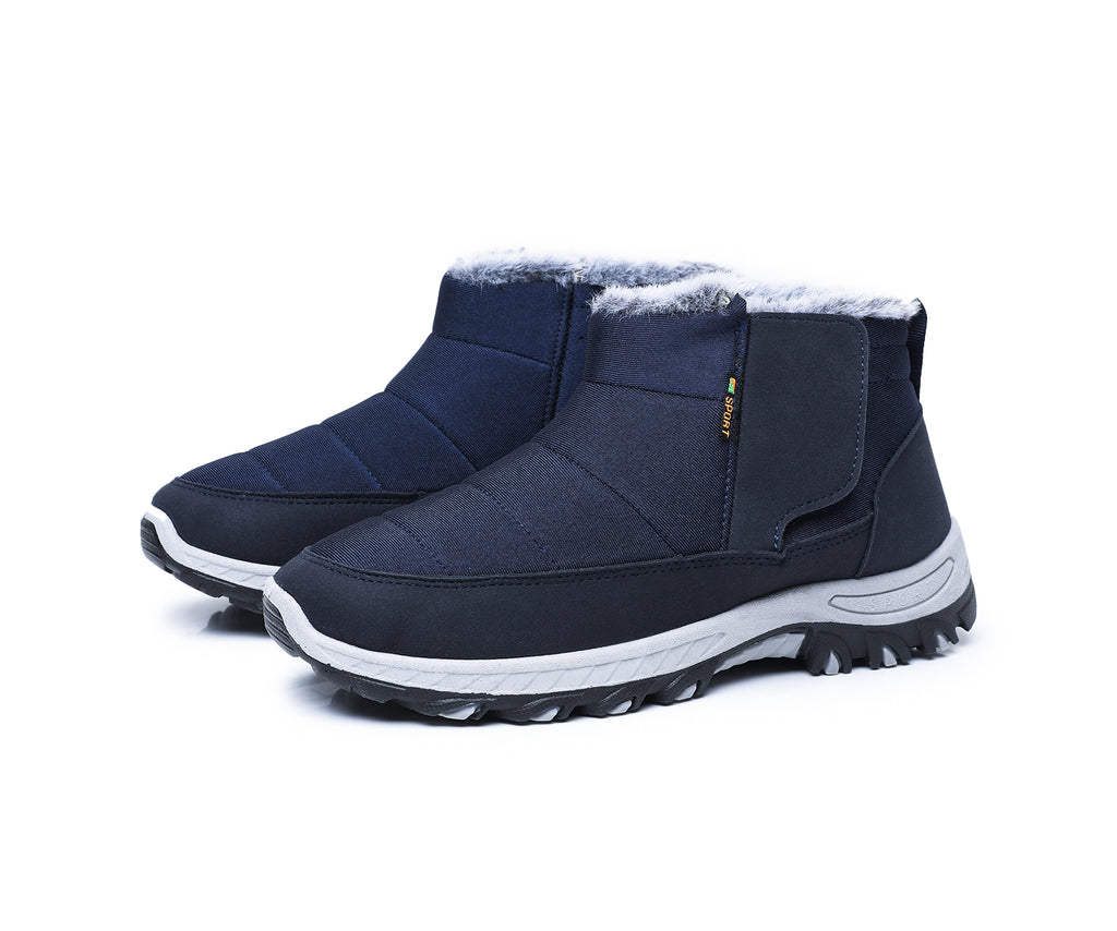 Unisex Fall/Winter Thermal-Lined Snow Boots – Waterproof, Non-Slip All-Terrain Hiking & Casual Shoes with Arch Support