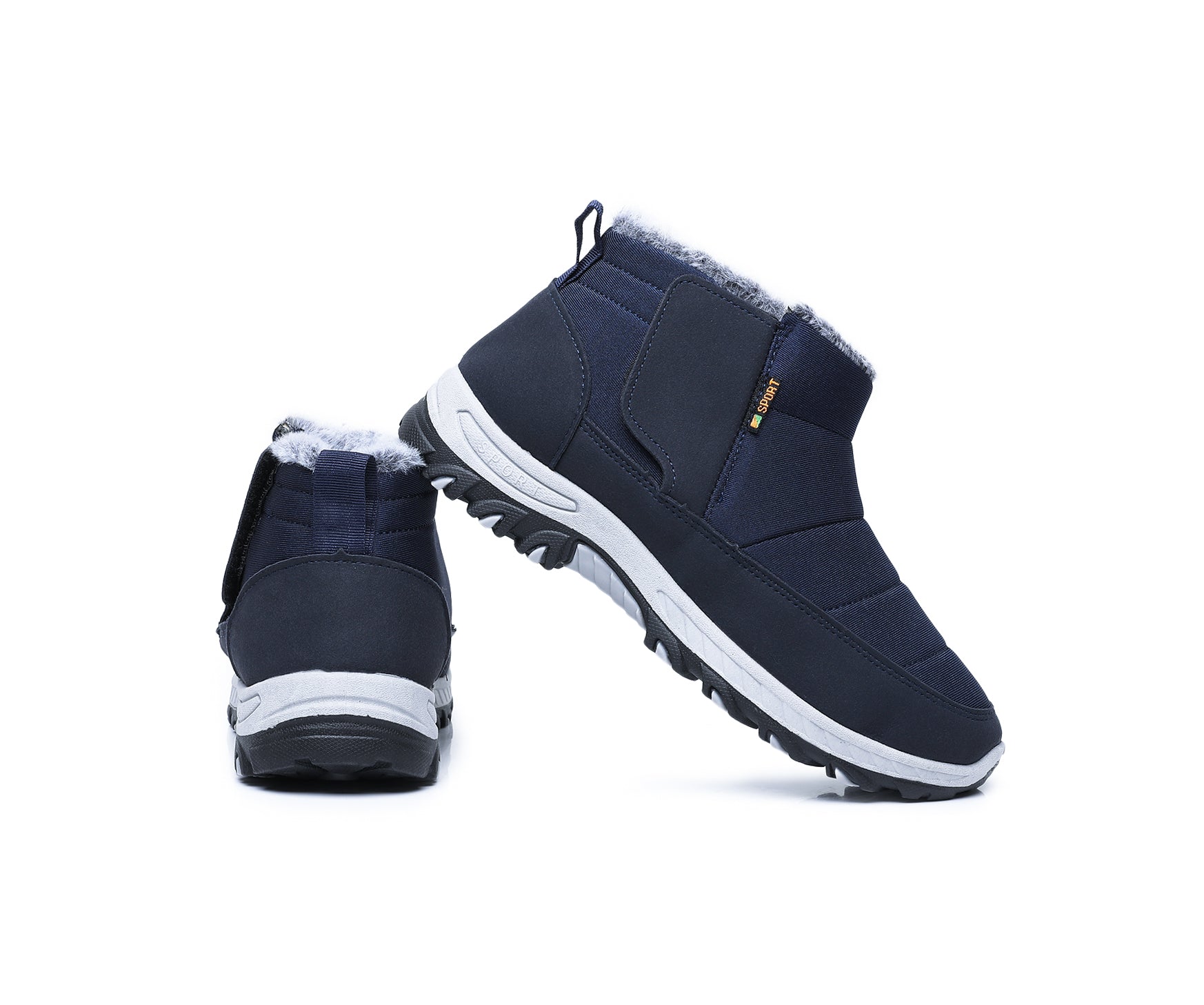 Unisex Fall/Winter Thermal-Lined Snow Boots – Waterproof, Non-Slip All-Terrain Hiking & Casual Shoes with Arch Support