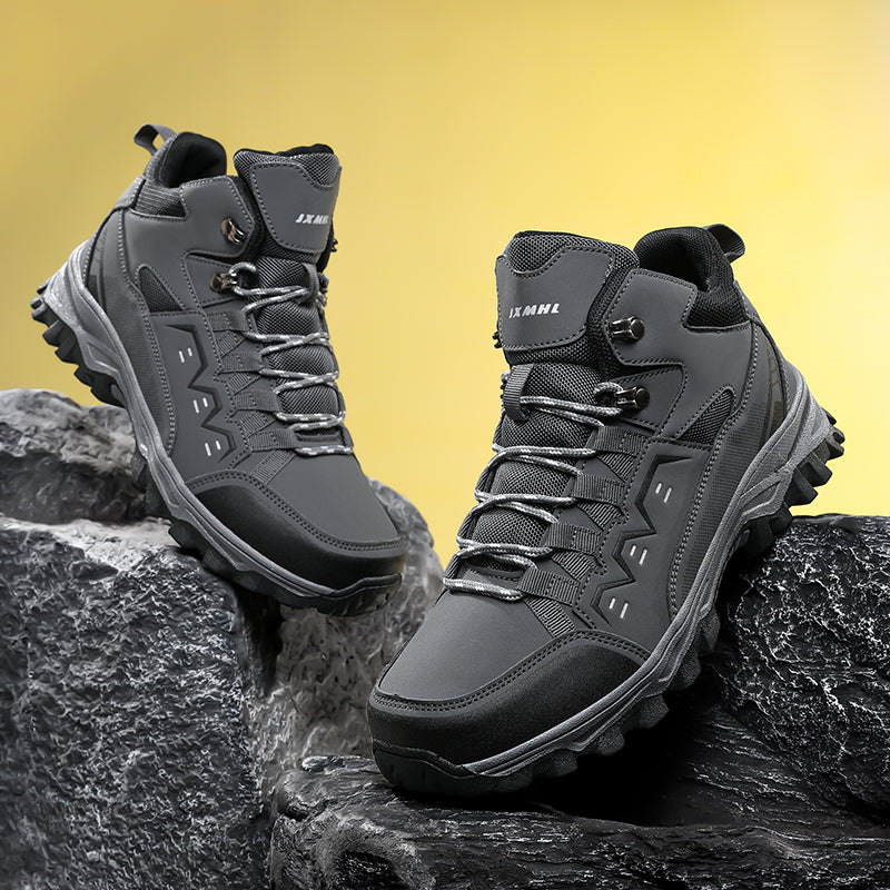 Orthopedic Hiking Boots for Men – Waterproof, Arch Support, Pain-Relief Comfort for Plantar Fasciitis & Foot Ailments