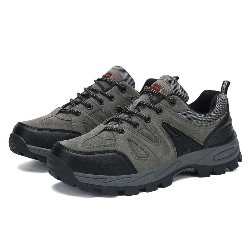 Men's Orthopedic Arch Support Wide Toe Ankle Support Hiking Shoes Waterproof Non-slip Anti-puncture Work Shoes