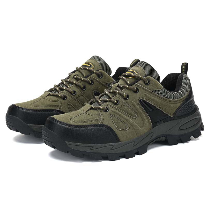 Men's Orthopedic Arch Support Wide Toe Ankle Support Hiking Shoes Waterproof Non-slip Anti-puncture Work Shoes