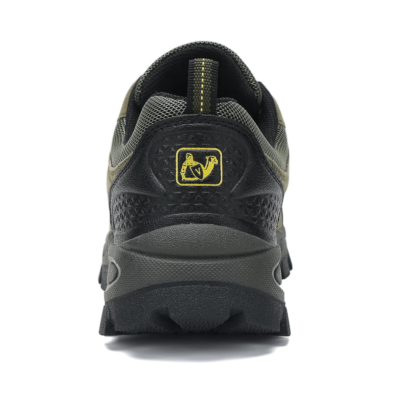 Men's Orthopedic Arch Support Wide Toe Ankle Support Hiking Shoes Waterproof Non-slip Anti-puncture Work Shoes