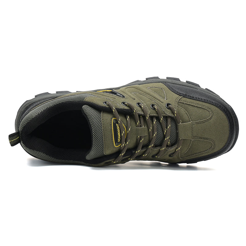 Men's Orthopedic Arch Support Wide Toe Ankle Support Hiking Shoes Waterproof Non-slip Anti-puncture Work Shoes