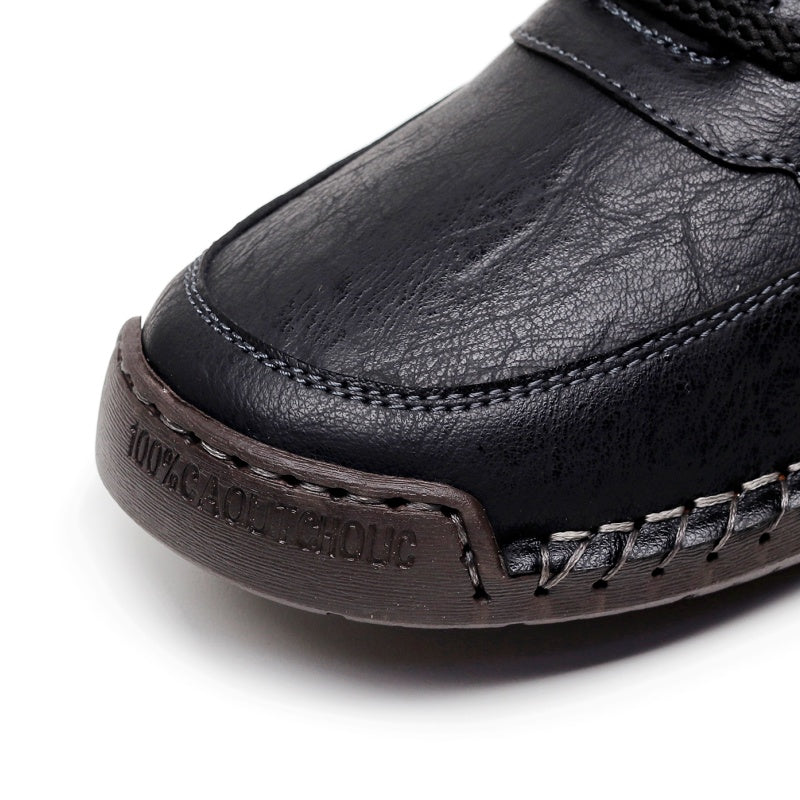 Men’s Vintage Motorcycle Work Boots – Handcrafted, Waterproof, Slip-Resistant, Durable Outdoor Footwear