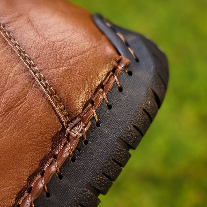 Men’s Vintage Motorcycle Work Boots – Handcrafted, Waterproof, Slip-Resistant, Durable Outdoor Footwear