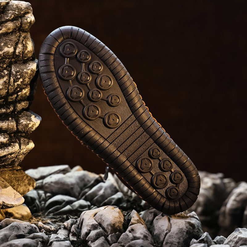 Men’s Vintage Motorcycle Work Boots – Handcrafted, Waterproof, Slip-Resistant, Durable Outdoor Footwear