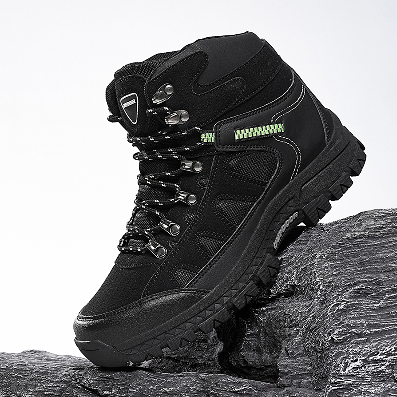 Walk Pain-Free Again — Men’s Waterproof Hiking & Work Boots with Arch Support & Wide Toe Comfort