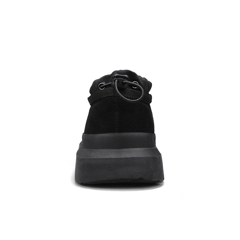 Men's Winter Warmth Wool Snow Boots Waterfoor Non-Silp Cotton Boots Orthopedic Support Winter Slippers