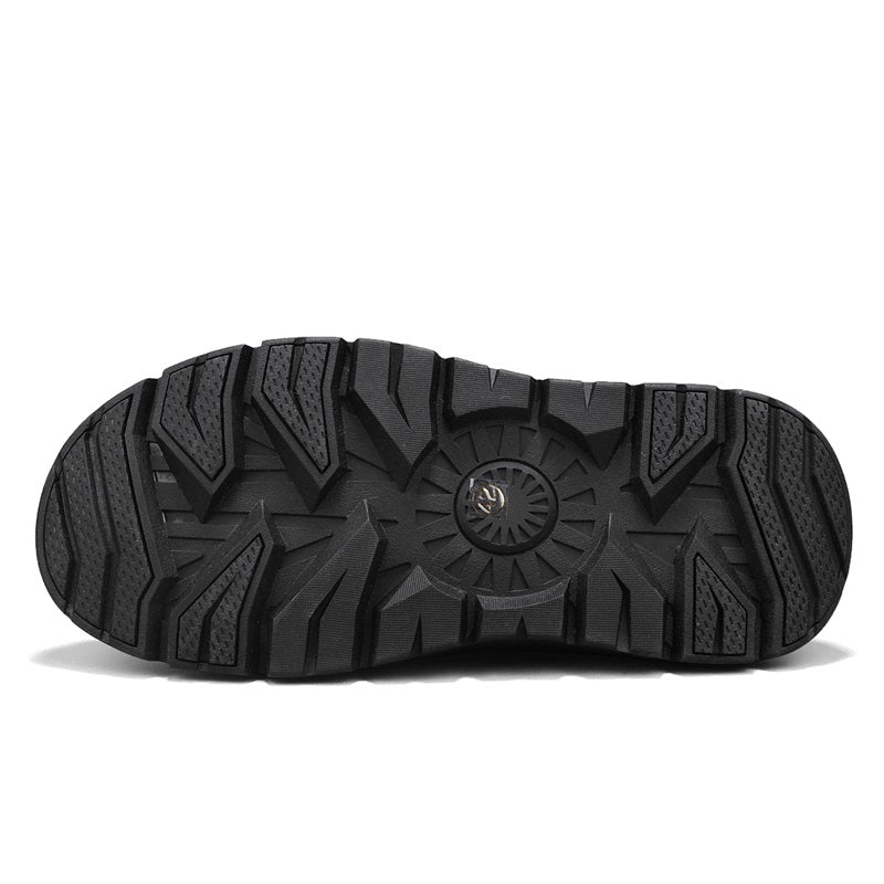 Men's Winter Warmth Wool Snow Boots Waterfoor Non-Silp Cotton Boots Orthopedic Support Winter Slippers