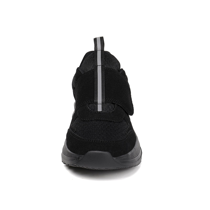 Men‘s’ Slip-On Running Walking Shoes - Zero Laces Comfort, Non-Slip Traction & Cushioned Support