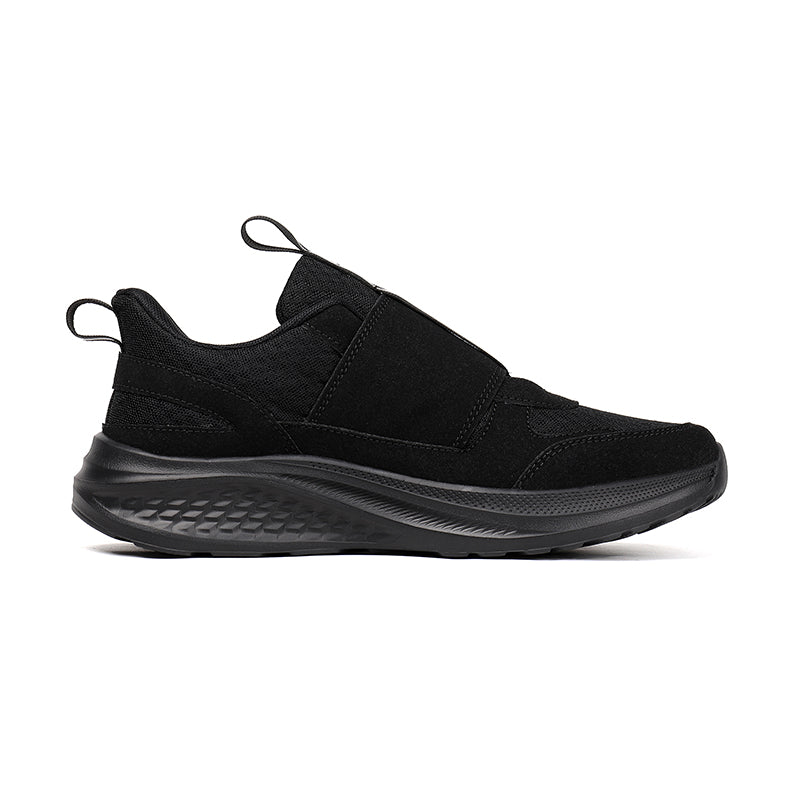 Men‘s’ Slip-On Running Walking Shoes - Zero Laces Comfort, Non-Slip Traction & Cushioned Support
