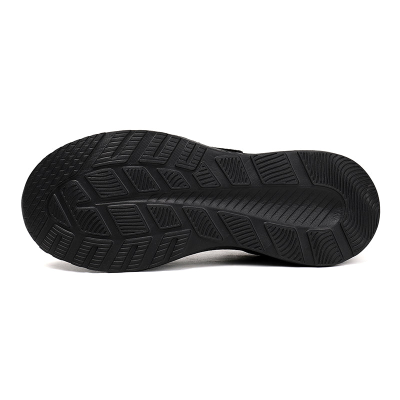 Men‘s’ Slip-On Running Walking Shoes - Zero Laces Comfort, Non-Slip Traction & Cushioned Support