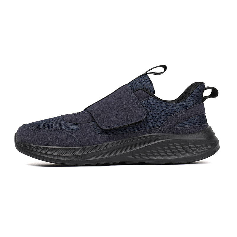 Men‘s’ Slip-On Running Walking Shoes - Zero Laces Comfort, Non-Slip Traction & Cushioned Support