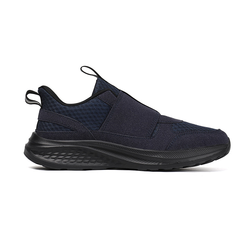 Men‘s’ Slip-On Running Walking Shoes - Zero Laces Comfort, Non-Slip Traction & Cushioned Support