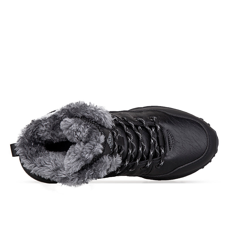 Men's Wide Fit Winter Work & Hiking Shoes – Waterproof, Steel Toe, Pain-Relief Support