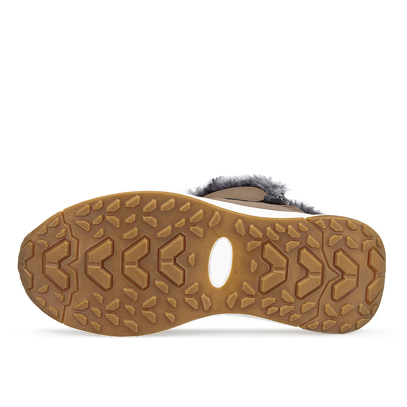 Men’s Puffer Winter Boots – Windproof & Waterproof, Non-Slip, Warm Fur-Lined Easy-Zip Snow Boots