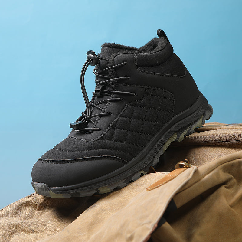 Men Combat Boots Waterproof Non-Slip Hiking Boots Anti-Puncture Anti-Sprain Work Boots