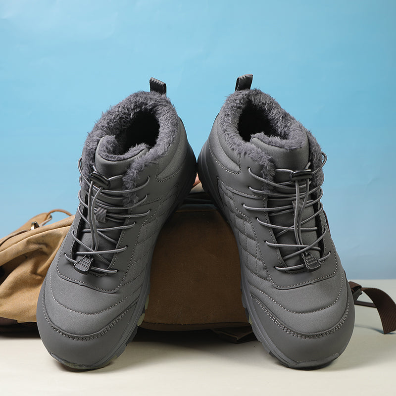 Men Combat Boots Waterproof Non-Slip Hiking Boots Anti-Puncture Anti-Sprain Work Boots