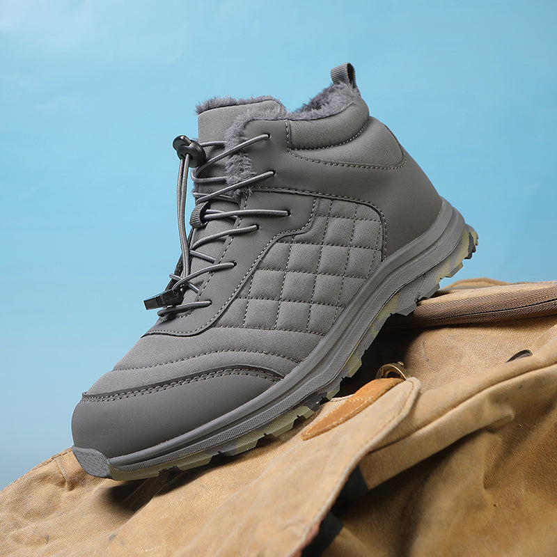 Men Combat Boots Waterproof Non-Slip Hiking Boots Anti-Puncture Anti-Sprain Work Boots