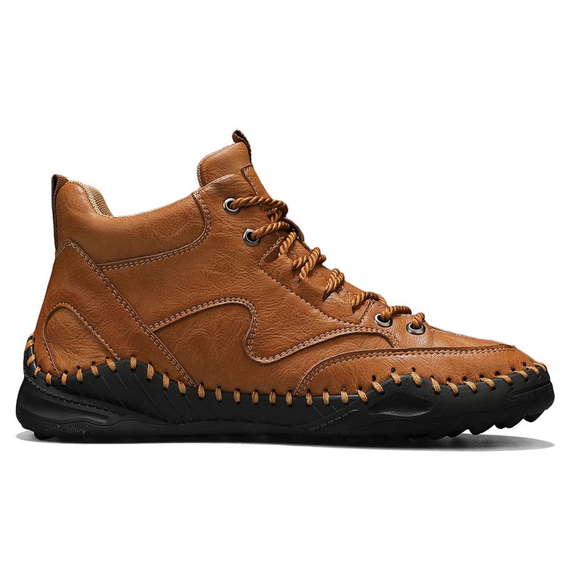 Men’s Non-Slip Hiking & Work Shoes, Wide Fit, Arch Support, Cushioned, Waterproof