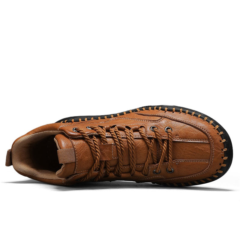 Men’s Non-Slip Hiking & Work Shoes, Wide Fit, Arch Support, Cushioned, Waterproof