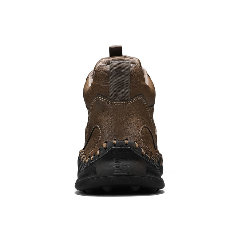 Men’s Non-Slip Hiking & Work Shoes, Wide Fit, Arch Support, Cushioned, Waterproof