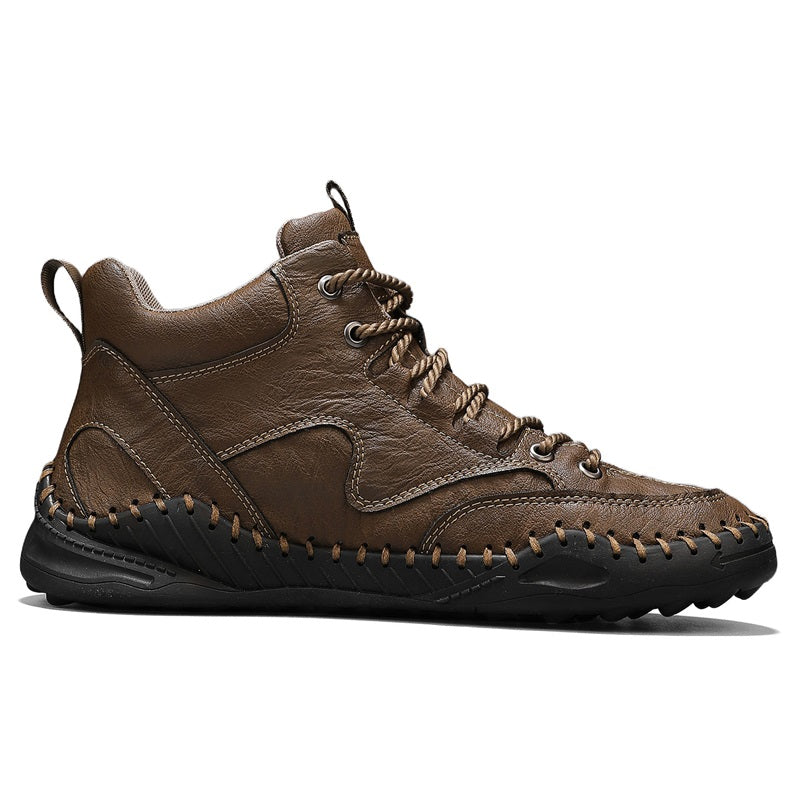 Men’s Non-Slip Hiking & Work Shoes, Wide Fit, Arch Support, Cushioned, Waterproof