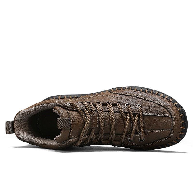 Men’s Non-Slip Hiking & Work Shoes, Wide Fit, Arch Support, Cushioned, Waterproof