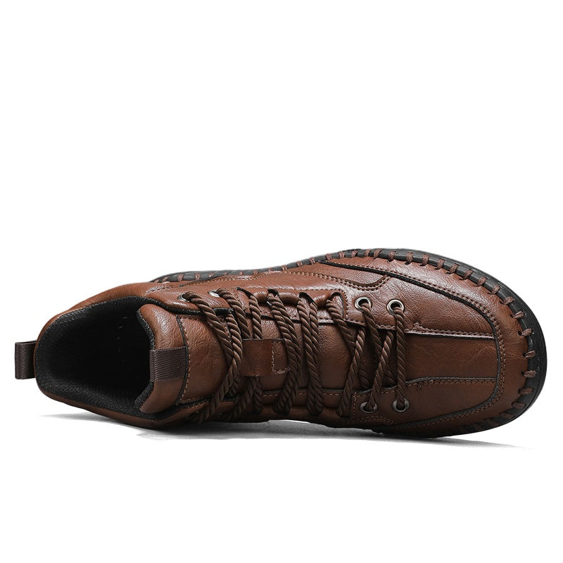 Men’s Non-Slip Hiking & Work Shoes, Wide Fit, Arch Support, Cushioned, Waterproof