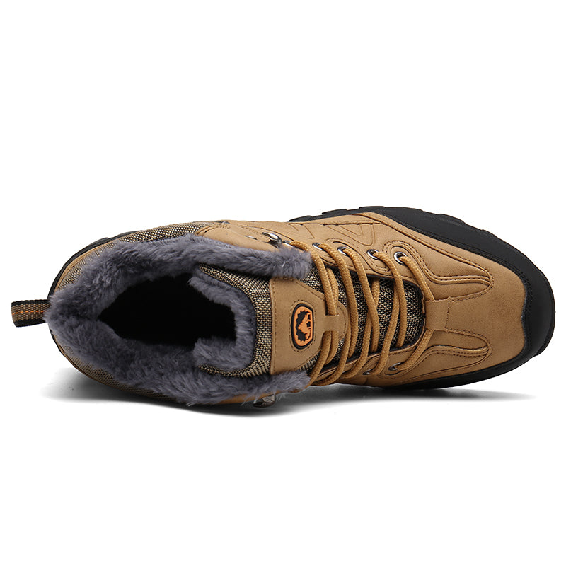 Men’s Non-Slip Hiking & Work Shoes, Wide Fit, Arch Support, Cushioned, Waterproof