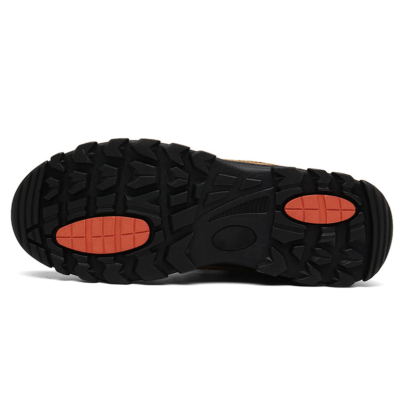Men’s Non-Slip Hiking & Work Shoes, Wide Fit, Arch Support, Cushioned, Waterproof