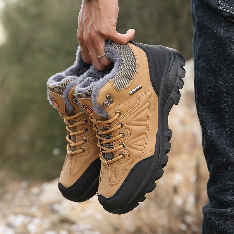 Men’s Non-Slip Hiking & Work Shoes, Wide Fit, Arch Support, Cushioned, Waterproof