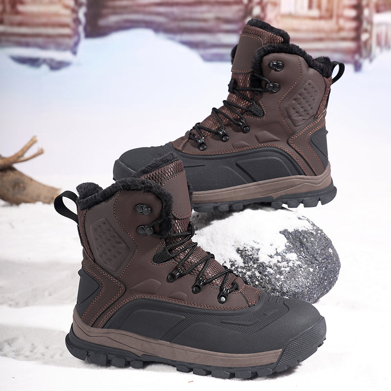 (⏰Last 30 Pairs!!!) Men’s Insulated Winter Hunting Boots – Extreme Cold Protection, Toe-Warming Design & Ice-Grip Outsole for Long Hours in Snow
